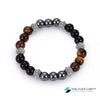TCC™ Natural Tiger Eye & Hematite and Black Onyx Healing Bracelet